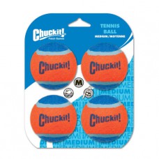 Chuckit! Tennis Ball Dog Toy Medium 4 pack
