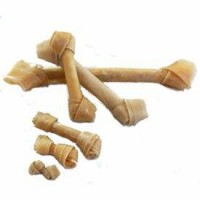 15cm Rawhide Knotted Bone 10 Pack