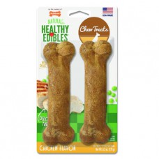 Nylabone Healthy Edibles Chicken Chew Dog Treats Wolf 2 pack