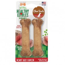 Nylabone Healthy Edibles Roast Beef Dog Treat Wolf 2 pack