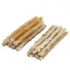 9-10mm Rawhide Twisted Stick 100 Pack